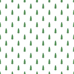 Christmas trees pattern pixel art. Seamless pattern. Pixel art Christmas trees pattern.