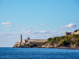 Fototapeta na wymiar El Morro Castle, Havana, La Habana Province, Cuba