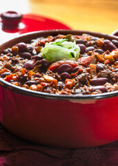 chilli con carne slow cooked