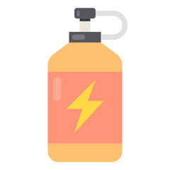 energy drink flat icon