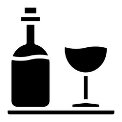 Alcohol glyph icon
