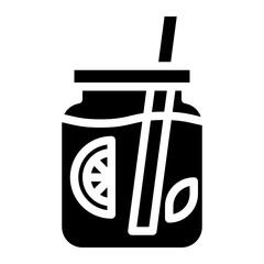 Beverage glyph icon