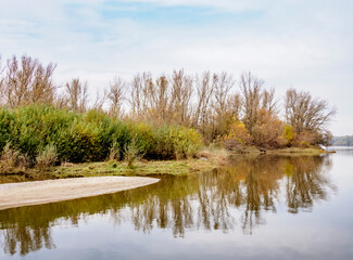 The Vistula River, Polwysep Rajski, Masovian Voivodeship, Poland