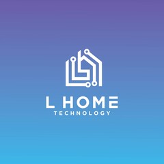 Set of modern home architecture industrial building logo design templates with initial letter L, house logo letter L