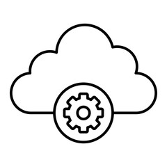 Vector SAS Outline Icon Design