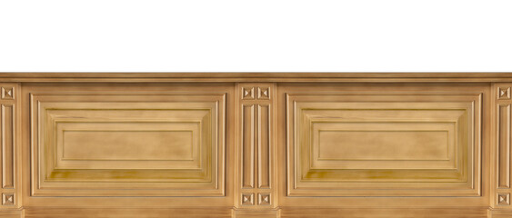 Interior wall with copy space. Wall with mouldings
