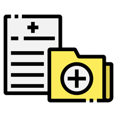 folder line icon