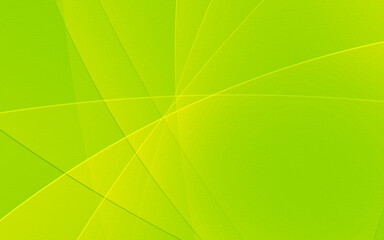 Naklejka na ściany i meble Abstract geometric green and yellow curve line gradient Background.For ecology concept design technology and modern.