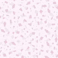 Abstract pink geometric pattern. Seamless pattern of crystal, polygon for mosaic, textile, factory, print. Seamless background of triangles for wallpaper tiles and bed linen. Decor for design. Vector 