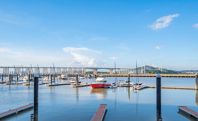 Obraz premium Nansha Yacht Club, Guangzhou, China