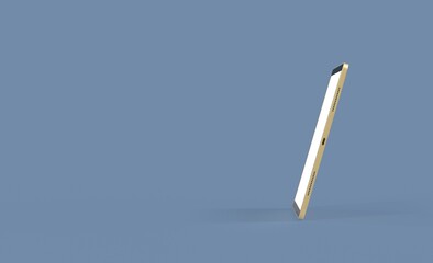  tablet pc, isolated on 3d background