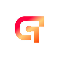 Logo design flat minimalist initial letter P . Abstract emblem, design concept, logo, logotype element, template.