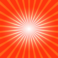 orange sunburst background