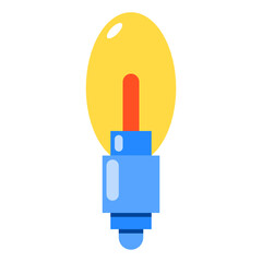 lamp flat icon