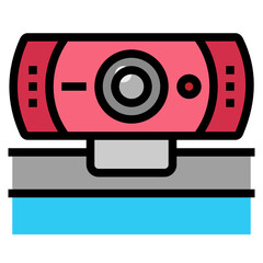 webcamera line icon