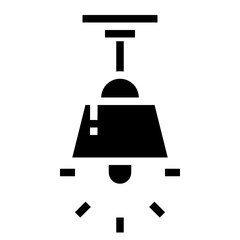 lamp glyph icon