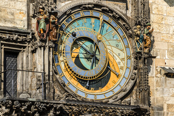 Orloj or Astronomical Clock in Old Town of Prague, installed in 1410 – it is only one still...
