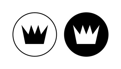Crown icon set. crown vector icon