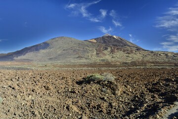 Teide volcano in the national park on Tenerife