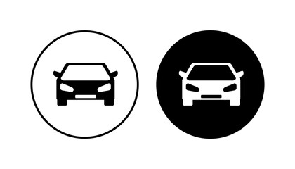 Obraz premium Car icon set. car vector icon. small sedan