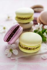 French sweet macaroons