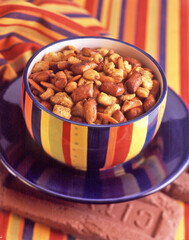 Snack and appetizer images for the food industry.