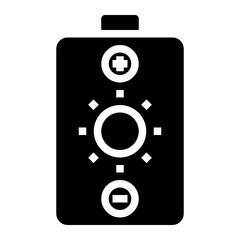 Battery glyph icon