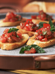 Snack and appetizer images for the food industry.