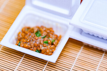 納豆　発酵食品　ヘルシーフード　【 和食 イメージ 】
