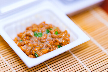 納豆　発酵食品　ヘルシーフード　【 和食 イメージ 】
