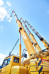 Telescopic mobile cranes © Sergey Ryzhov