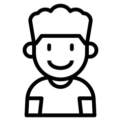 kid line icon