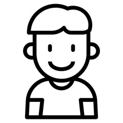 kid line icon