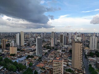 Top view of the city of Belém, capital of the state of Pará, Brazil