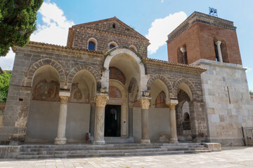 Fototapeta na wymiar Sant'Angelo in Formis is an abbey in the municipality of Capua i Italy