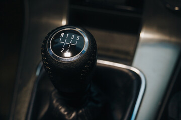 Obraz premium Part of the car interior