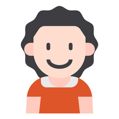 kid flat icon