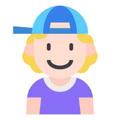 kid flat icon