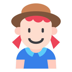 Obraz premium kid flat icon