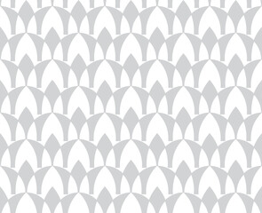 Geometric seamless pattern on a white background. Background design in flat style.