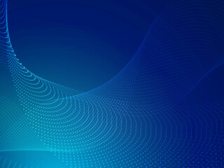 Naklejka premium 2d illustration Abstract futuristic electronic circuit technology background 