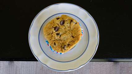 chip cookies on plate