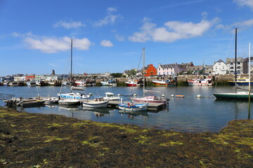 Fototapeta na wymiar The fishing port of Guilvinec in Finistère in Brittany, France.