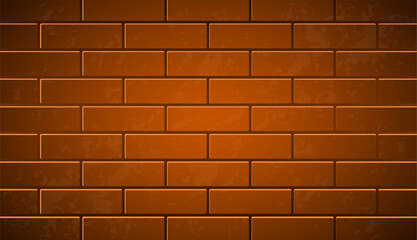Fototapeta premium red brick wall background banner