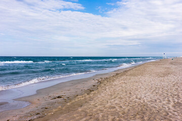 Fototapeta na wymiar Popovka Beach on Black sea.