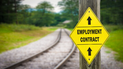 Street Sign EMPLOYMENT CONTRACT