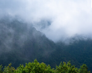 Clouds over the Aiako Harriak Natural Park, Euskadi