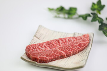 黒毛和牛焼肉（ミスジステーキ）