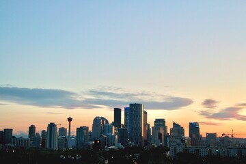 Fototapeta na wymiar Calgary Skyline