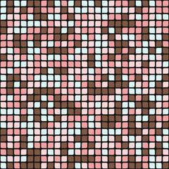 Abstract Geometric Pattern generative computational art illustration